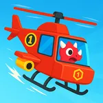 Dinosaur Helicopter Kids Games icon