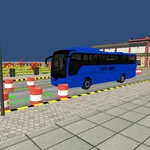 Bus parking 3d game bus game icon