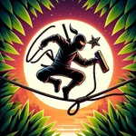 Fun and adventurous rope game icon