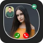 Video Call with Girl Prank icon