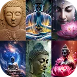 Lord Buddha Wallpaper -Offline icon