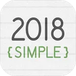 卓上カレンダー2018：シンプルカレンダー 「ウィジェット」 icon