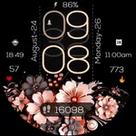 Botanical Luxury Flowers Rose icon