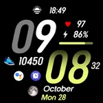 BIG BOLD Digital time face E42 icon