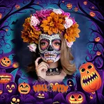 Halloween makeup photo editor icon