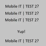 Mobile IT Signature Test icon