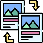 duplicate image generator icon