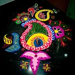 simpel rangoli design latest icon