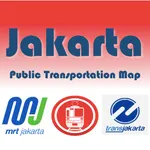 Jakarta Public Transport Map icon