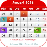 Sverige kalender 2026 icon