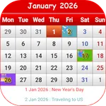 Tonga Calendar 2026 icon