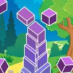 Block building challenge game icon