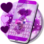 Purple Keyboard icon
