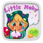 GO SMS PRO LITTLE MOKY STICKER icon