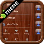 Mahogany Wood GO SMS Theme icon