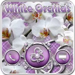 White Orchids Go Locker Theme icon