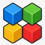Cube colors pop icon