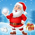 Christmas Santa Snowball Game icon