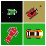 2 3 4 players minigames pixel  icon