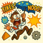 Skyfall Escape: Umbrella Dash icon