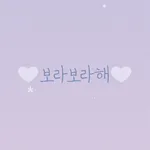 보라보라해 - 카카오톡 테마 icon