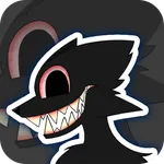 Cartoon Cat Horror Sticker WA icon