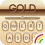 Gold Keyboard Golden Theme icon