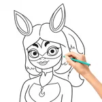 How to draw cartoon and comics icon