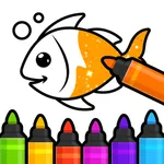 Coloring Book Games & Drawing icon