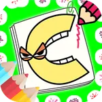 Alphabet ASMR Monster Coloring icon