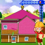 Pink House Construction icon