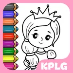 Cute Princess Coloring Games icon