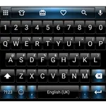 Emoji Keyboard Dusk Black Blue icon