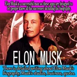 Musk biography business quotes icon