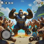 Gorilla vs 100 Crazy Men icon