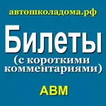 Билеты ГИБДД с короткими комме icon