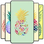 Cute Pineapple wallpaper icon