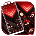 Red Black Tech Launcher Theme icon