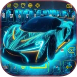 Racing Sports Car Keyboard icon