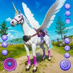 Wild Unicorn Horse Family Sim icon