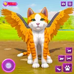 Flying Wild Cat Care Sim 3D icon