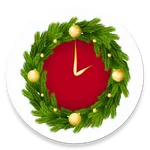 Christmas clock widget icon
