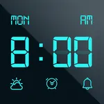 Digital clock widget icon