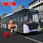 City Toon Bus Driving Game 201 icon