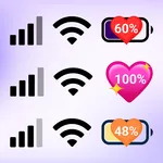 Emoji Battery Status Bar icon