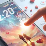Love live wallpaper 3D Hearts icon