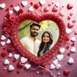 Love photo frame app icon