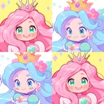 Two Tiles : Match Princess icon
