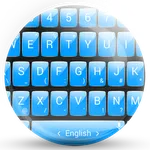 Keyboard Theme Gloss Azure icon