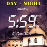 Day & Night Digital Clock LWP icon